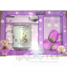 OkaeYa Good Life Cute Bear Gift for Couple